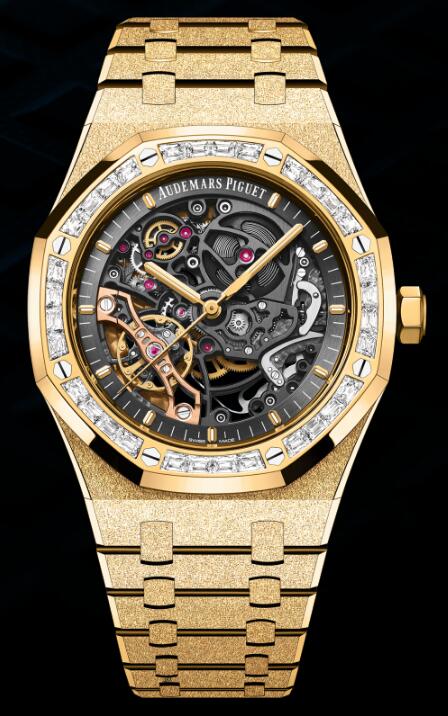 Review 15412BA.ZG.1224BA.01 Audemars Piguet Royal Oak 41 Double Balance Wheel Openworked replica watch - Click Image to Close